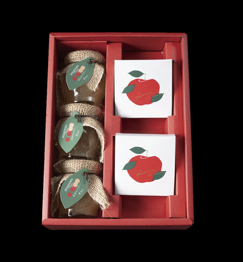 林檎ロマンKOKAGEと 紅玉りんごゼリーのセットA【林檎ロマン木陰 2個/紅玉りんごゼリー 3個】
