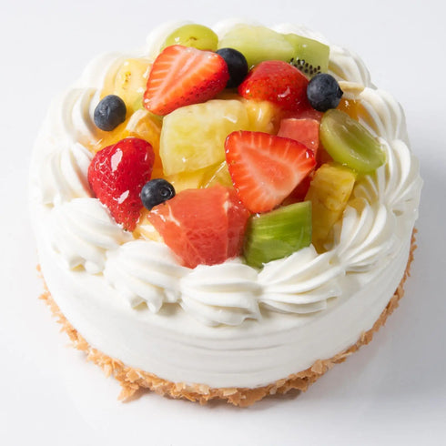 2.季節のフルーツと生クリーム(小)