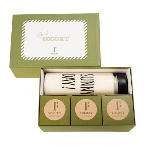 FギリシャヨーグルトセットC【ギリシャヨーグルト160g×3、飲むヨーグルト500g×1】