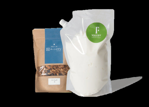 FギリシャヨーグルトセットD【ギリシャヨーグルト1200g×1、グラノーラS×3】