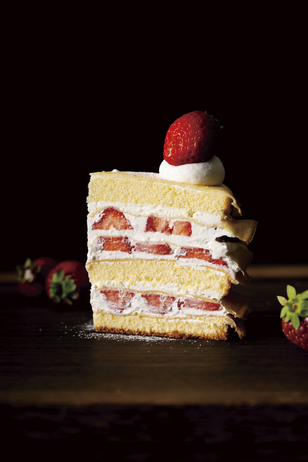 あまおう苺のもちもち ミルクレープ